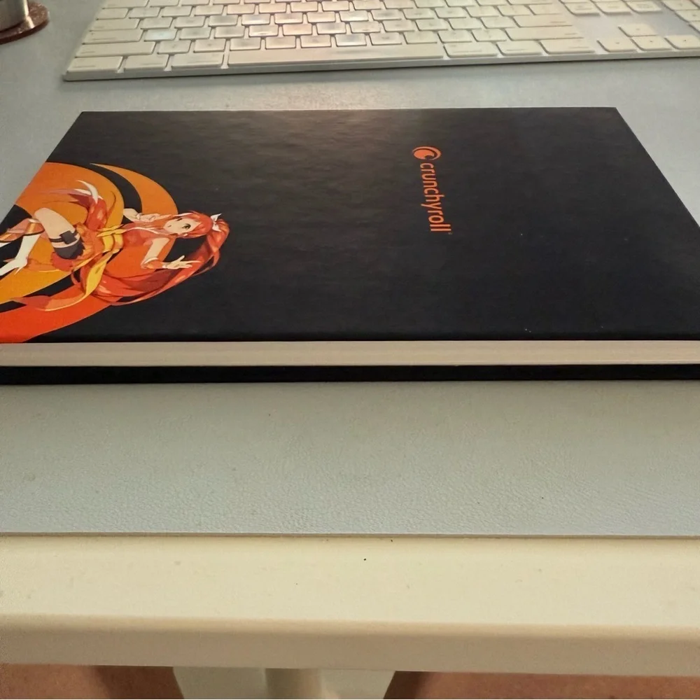 NWOT ❤️ Crunchyroll - Black Hardcover Anime Notebook - 5x8